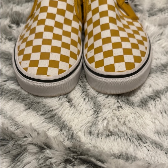 Vans Yellow Checkered Women’s size 9 EUC - Picture 6 of 7
